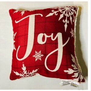 NEW Brentwood Originals Christmas Decorative Square  Pillow 19"x19"